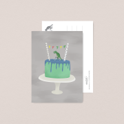 Dinosaurus Verjaardagskaart – Wenskaart A6
